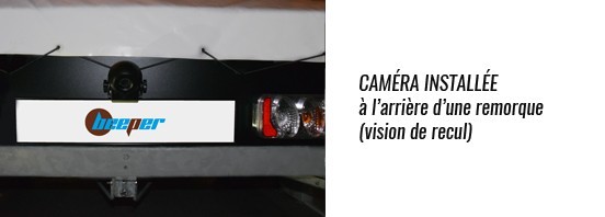 Installation caméra H1RF Recul