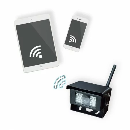 BEEPER Kit vidéo & radar de recul WIFI avec support de plaque H4WIFI pas  cher 