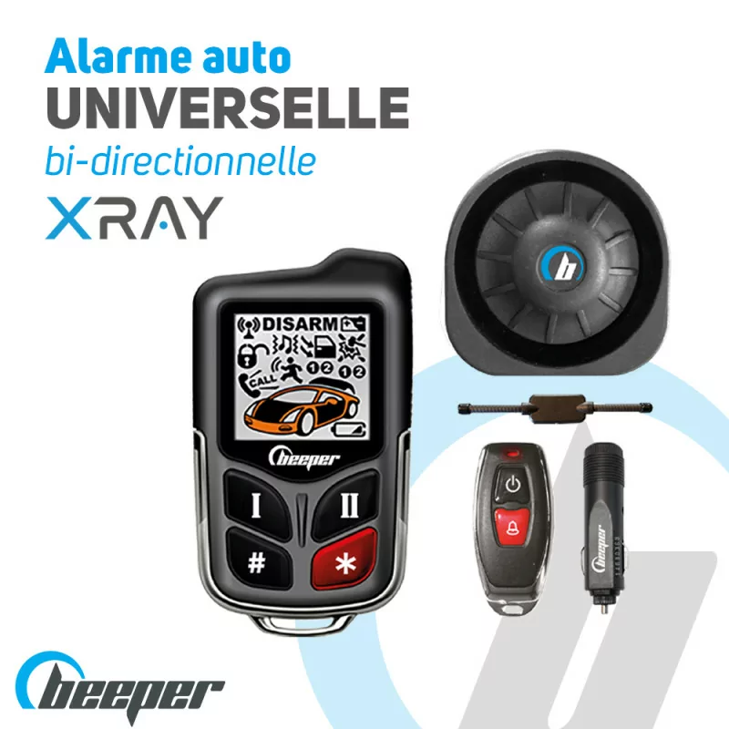 BEEPER - Alarme Auto Universelle pour véhicules légers, Voitures XR5