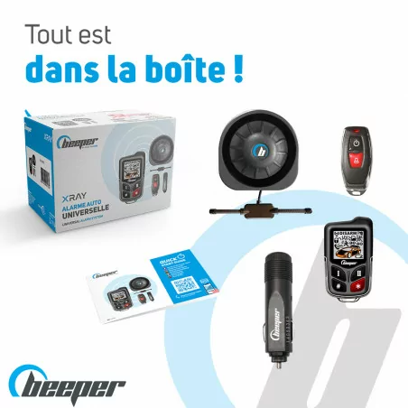 Test] Alarme auto universelle Beeper XR9 