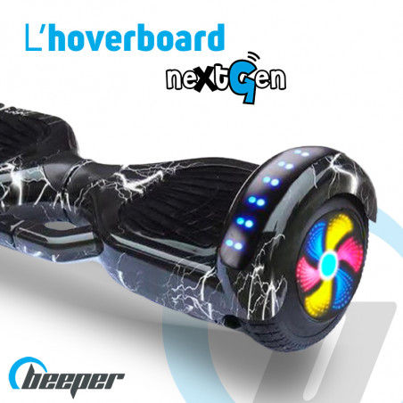 Hoverboard 6,5'' Bleu + Kart Rouge à Prix Carrefour