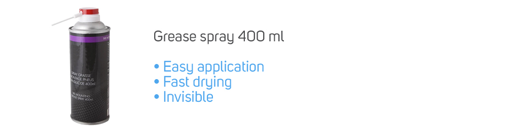 / Spray graisse montage pneus translucide 400ml