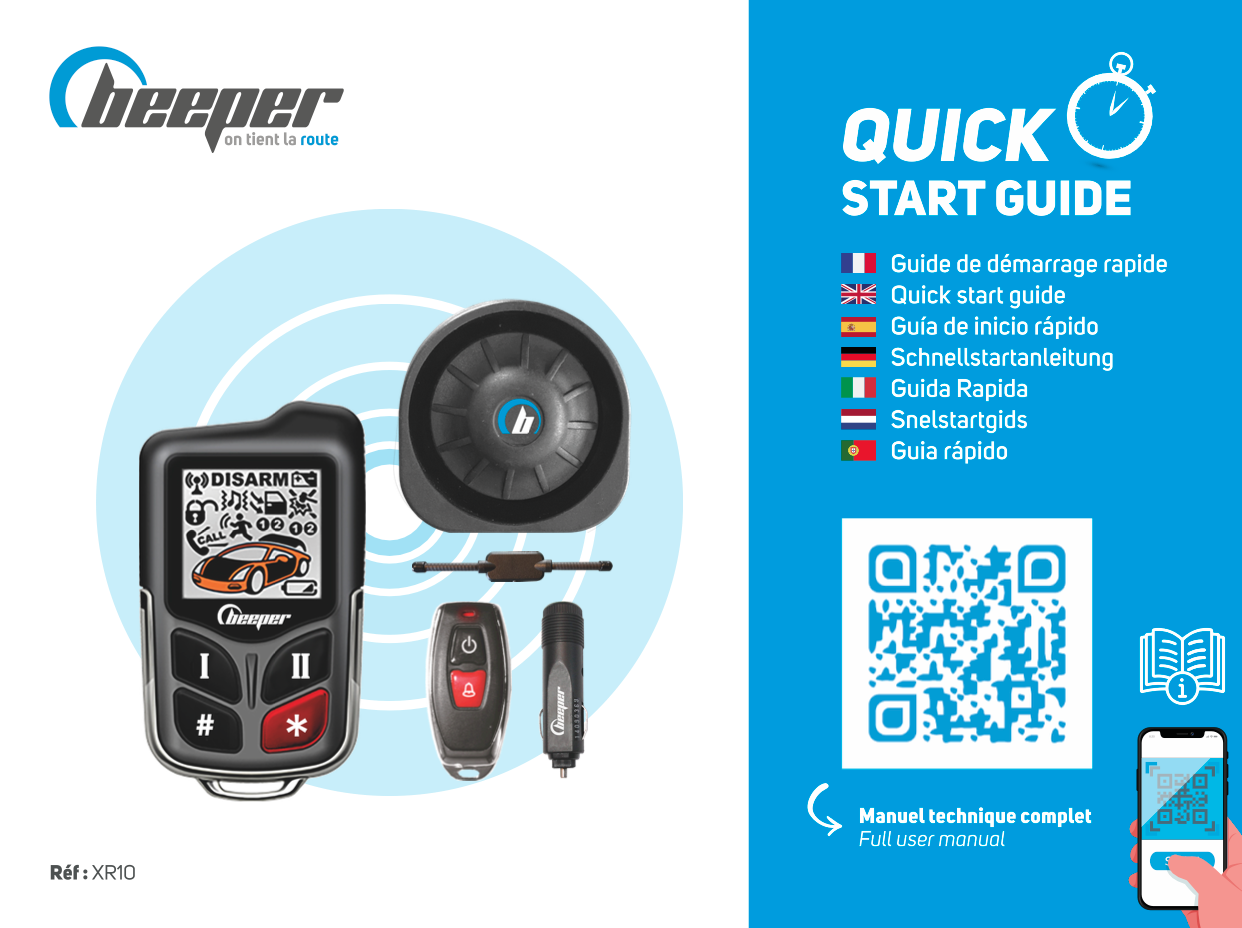 Test] Alarme auto universelle Beeper XR9 